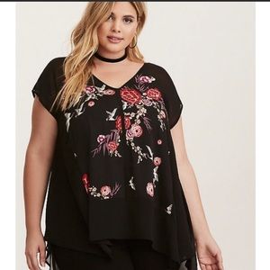 Torrid top or coverup